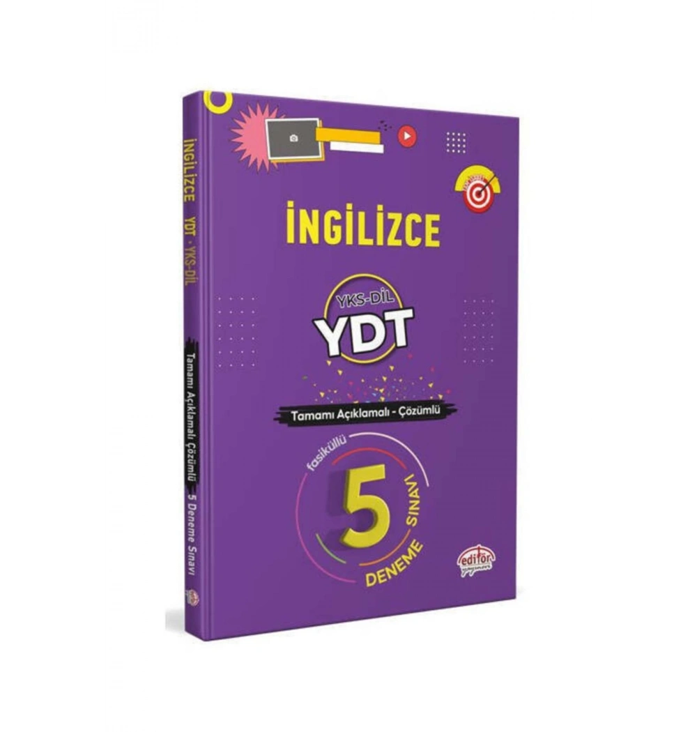 Editöe Yks Dil Ydt İngilizce 5 Çözümlü Deneme