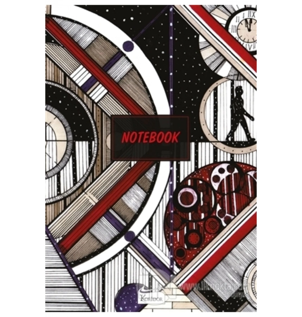 Notebook Çizgili Defter Bez Cilt