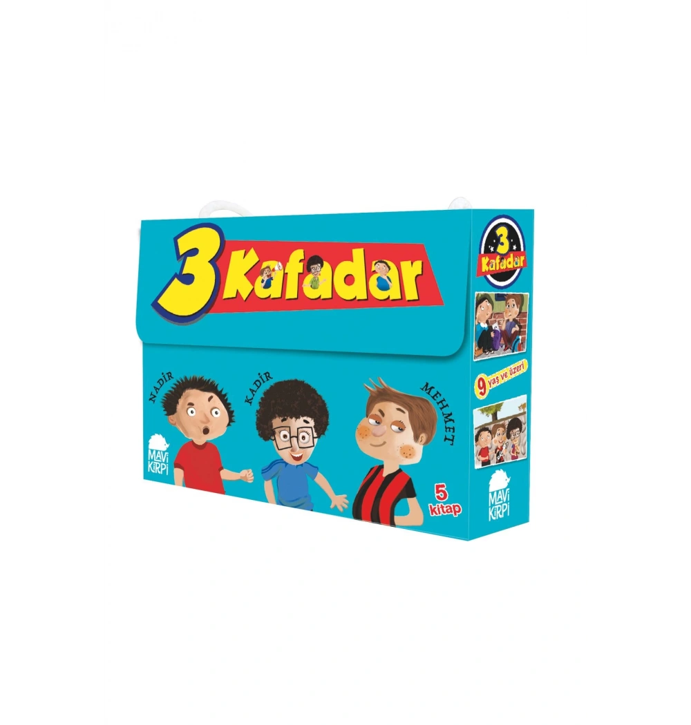 3 Kafadar 5 Kitap Mavi Kirpi