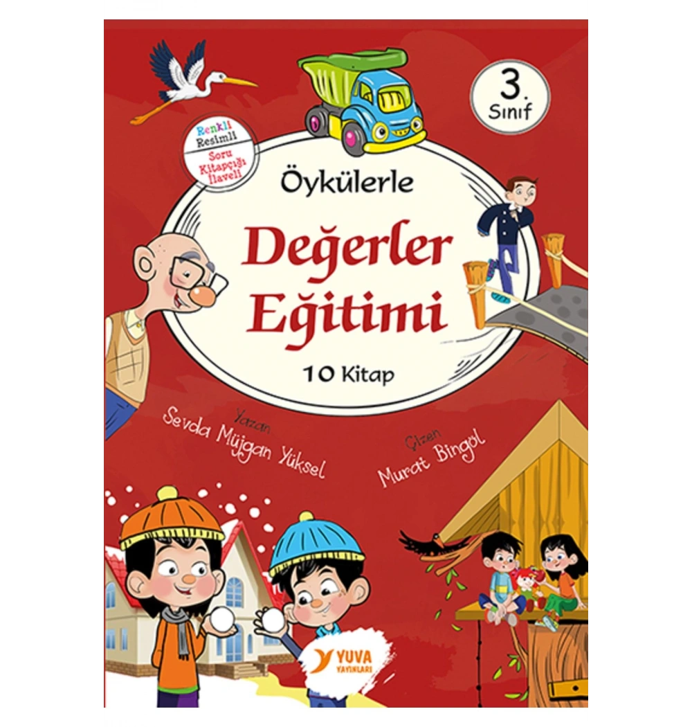 Öykülerle Değerler Eğitimi 10 Kitap 3.Sınıf Yuva