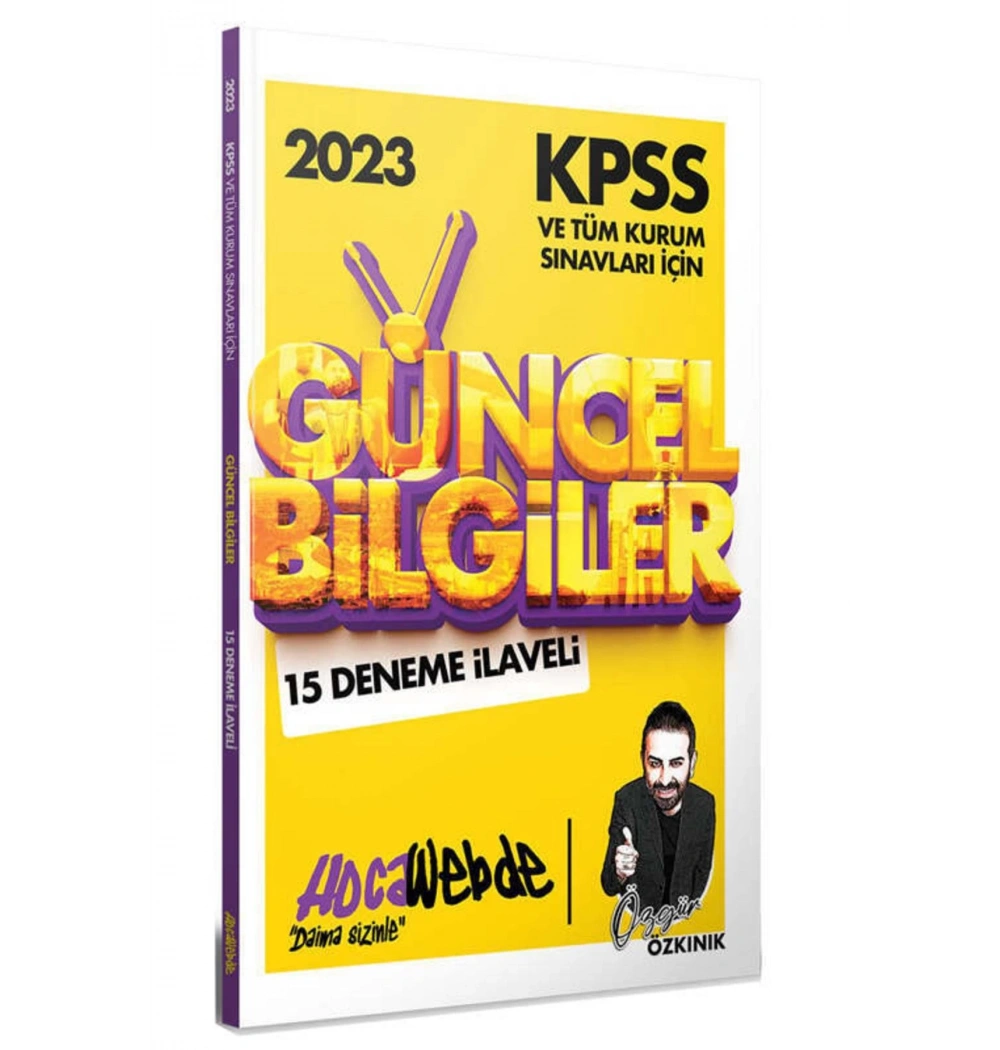 Kpss 2023 Tüm Sınavlara Güncel Bilgiler+15 Deneme  Hoca Webde