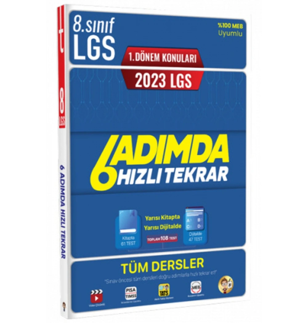Tonguç 8.Sınıf Lgs 1.Dönem 6 Adımda Hızlı Tekrar