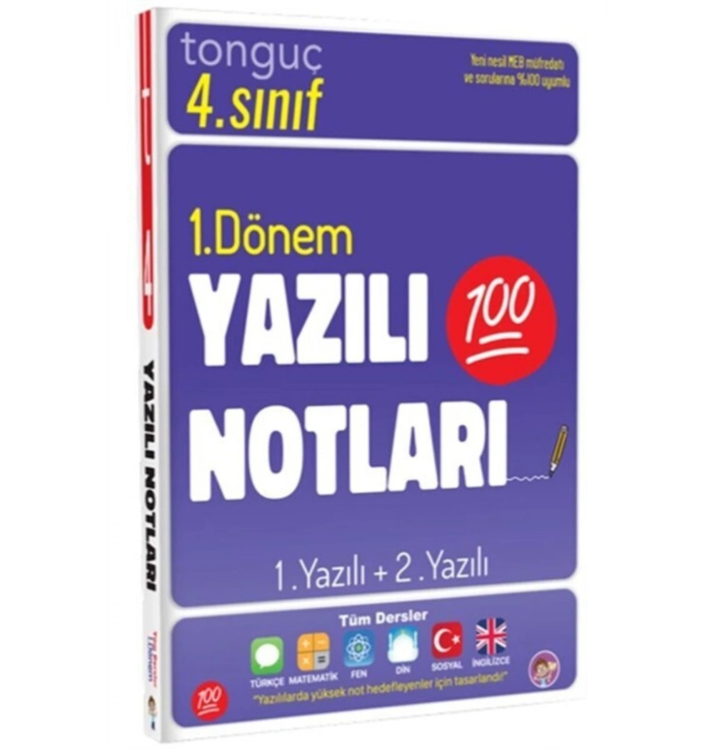 Tonguç 4.Sınıf 1.Dönem Yazılı Notları