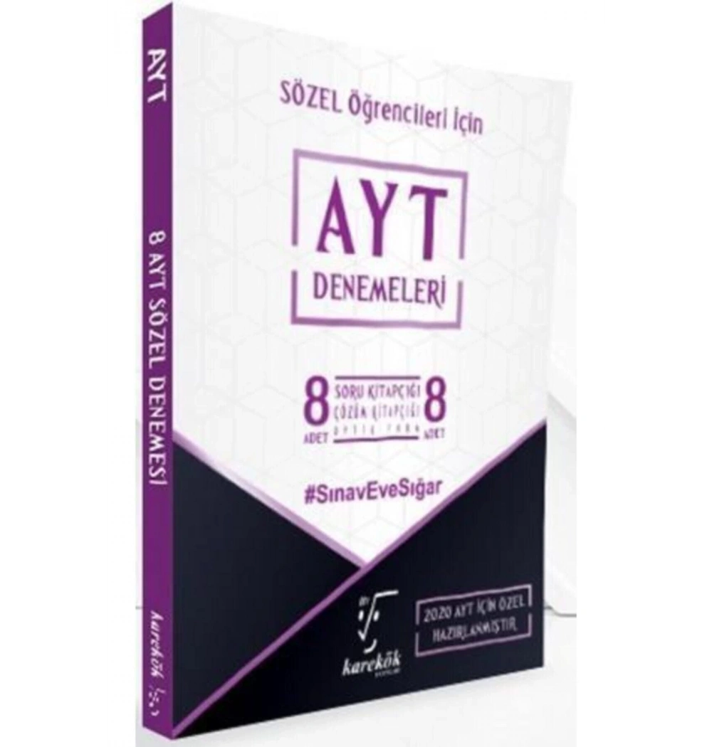 Karekök Ayt Sözel 8 Çözümlü Deneme
