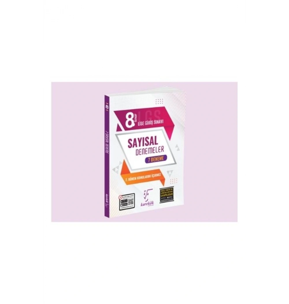 Karekök 8.Sınıf Sayısal 7 Deneme