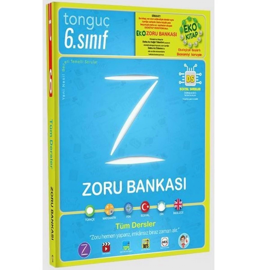 Tonguç 6.Sınıf Tüm Dersler Eko Zoru Bankası