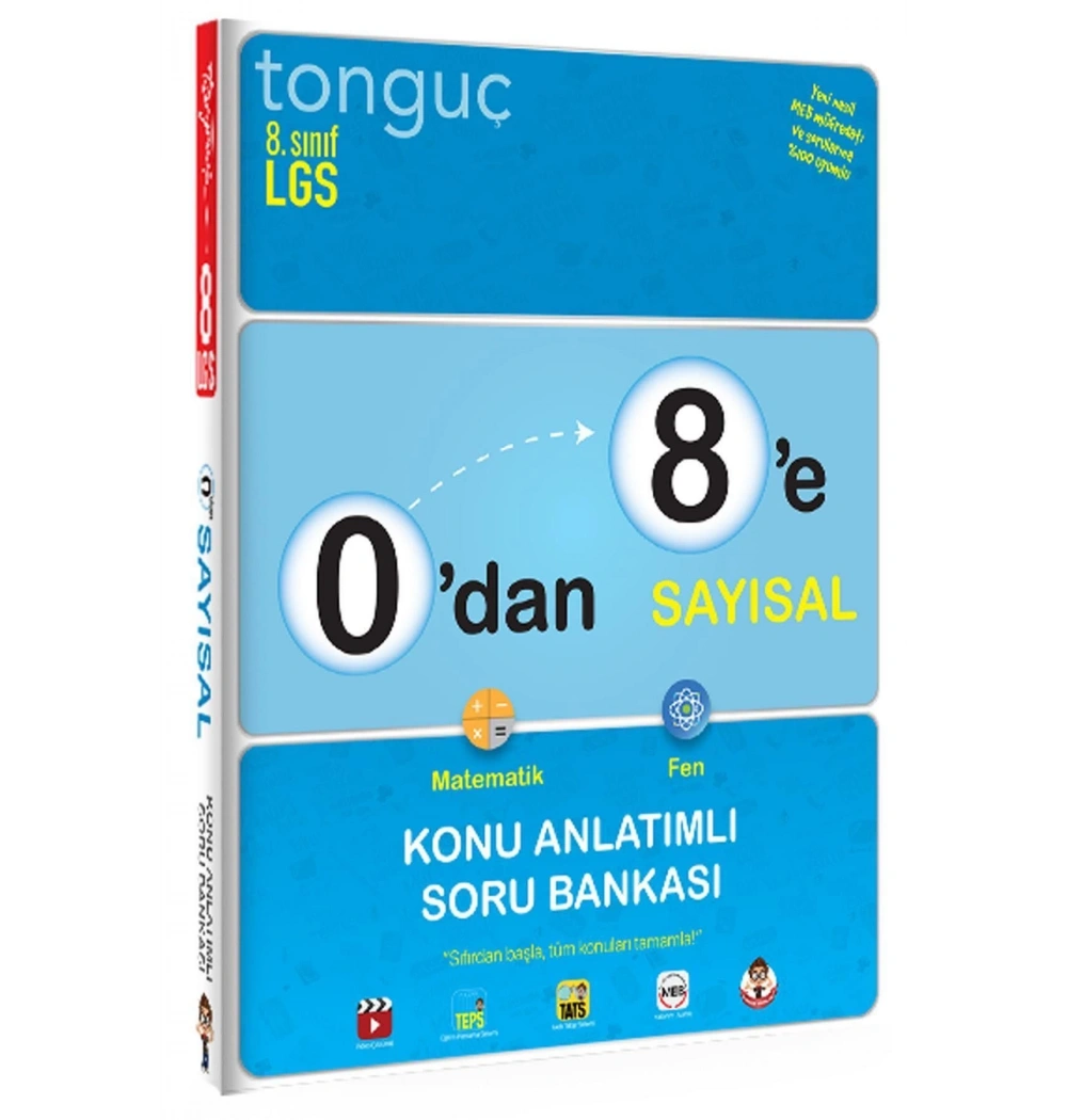 Tonguç 8.Sınıf 0 Dan 8 E Sayısal Konu Anlatım Soru Bankası