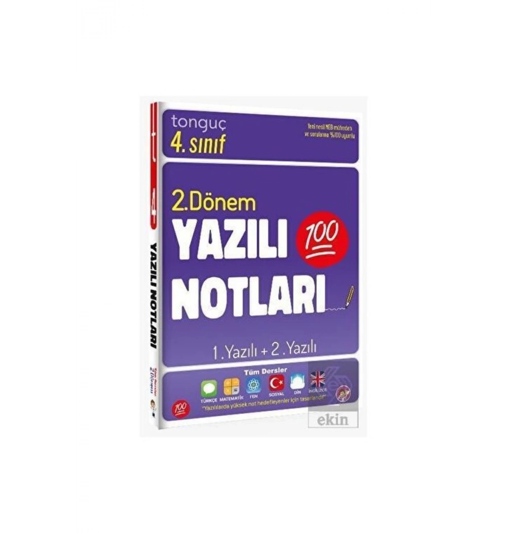Tonguç 4.Sınıf 2.Dönem Yazılı Notları