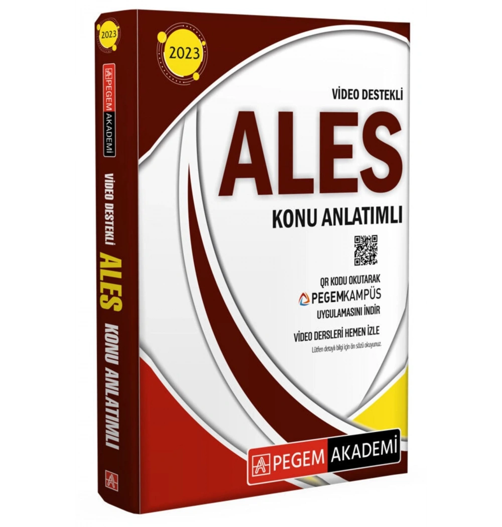 Pegem Ales Konu Anlatımlı Video Destekli