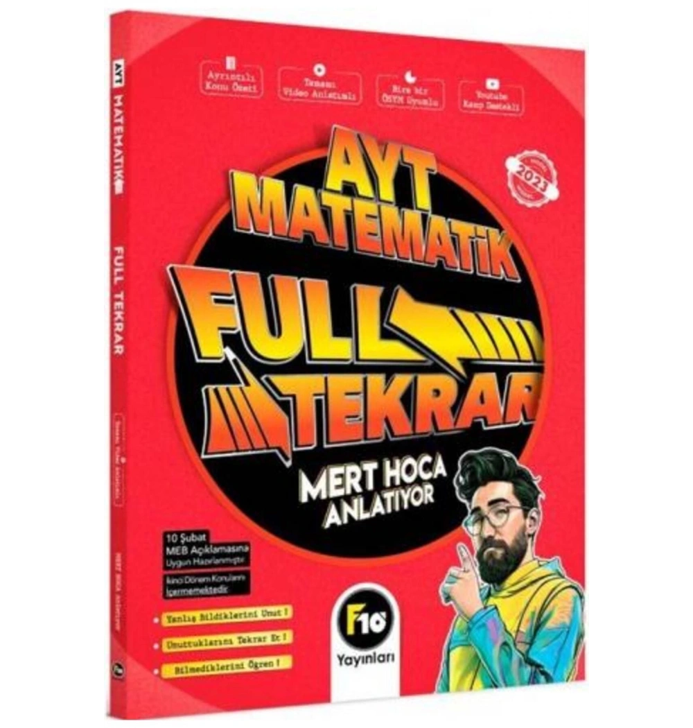 Ayt Matematik Full Tekrar Mert Hoca Anlatıyor  F10 Yayın