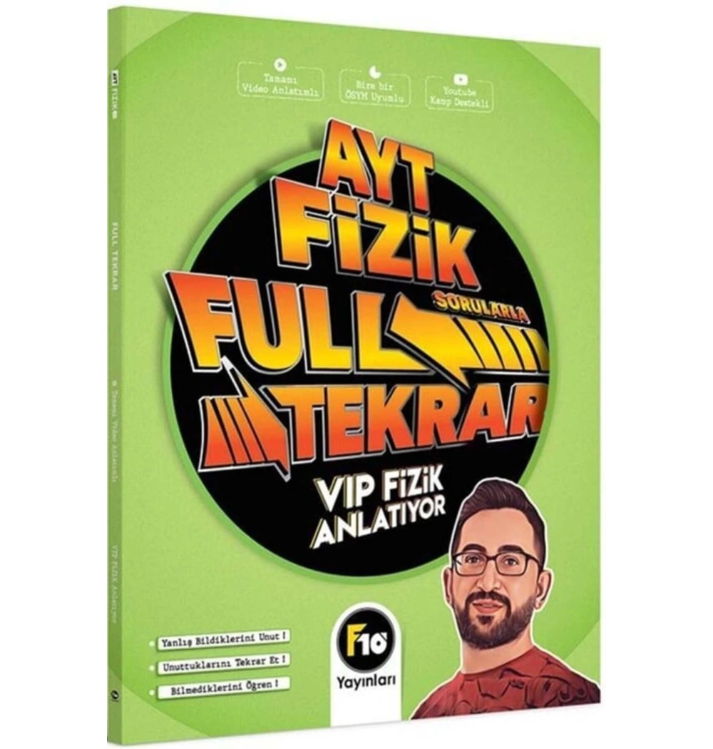 Ayt Fizik Sorularla Ful Tekrar  F10 Yayınları