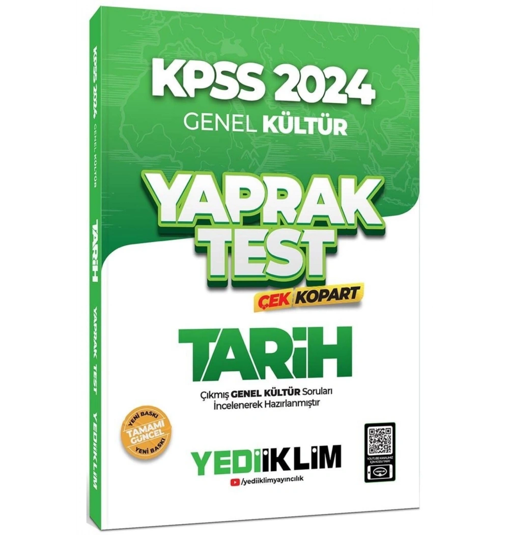 Kpss 2024 Gk Tarih Yaprak Test  Yediiklim