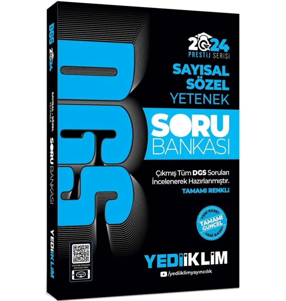 Dgs 2024 Sayısal Sözel Soru Bankası  Yediiklim
