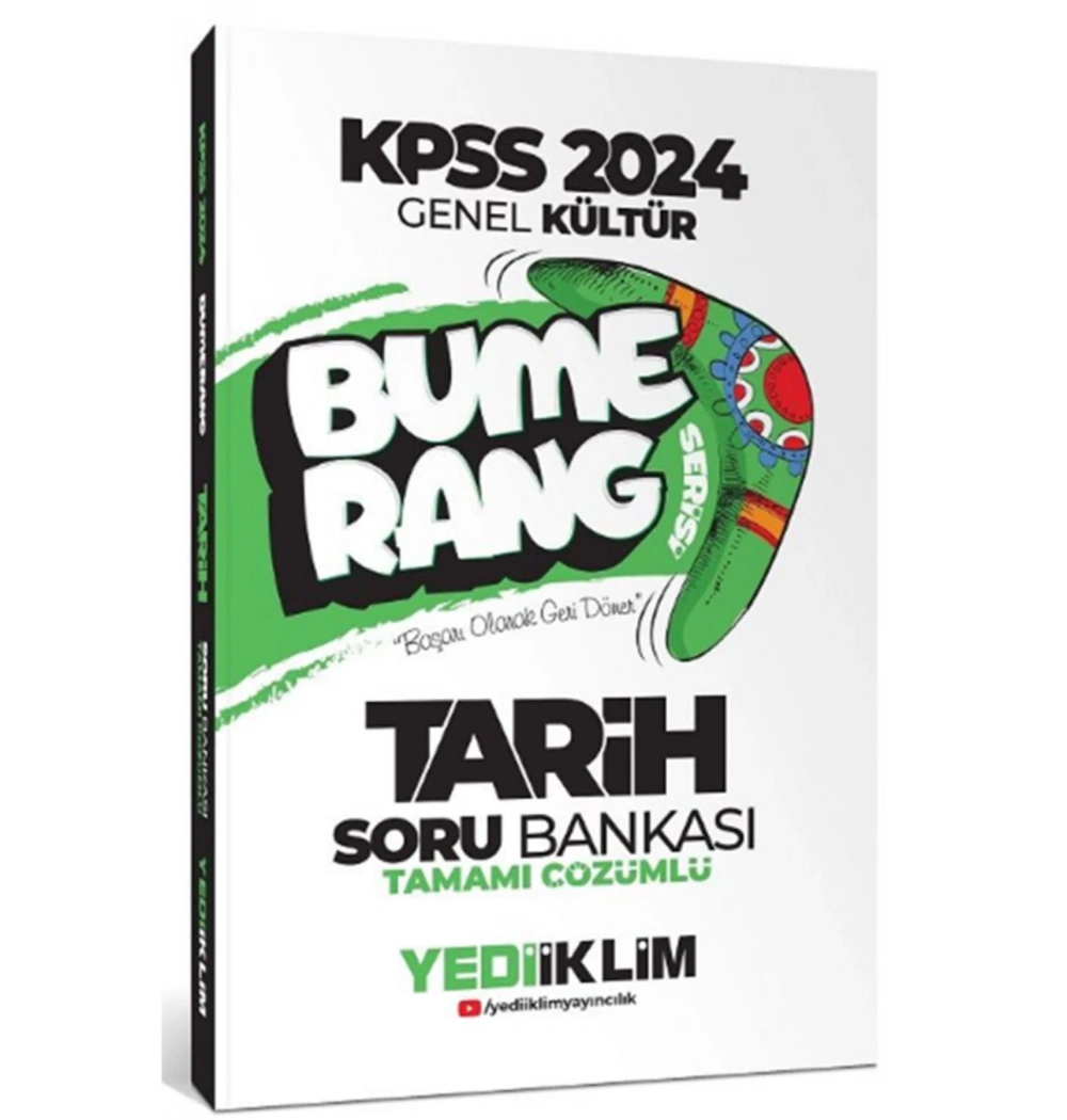 Kpss 2024 Gk Tarih Çözümlü Soru Bankası  Bumerang Yediiklim