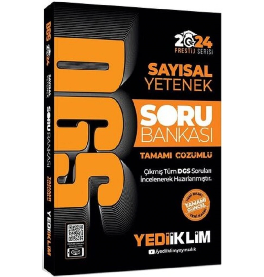 Dgs Sayısal Çözümlü Soru Bankası  Yediiklim