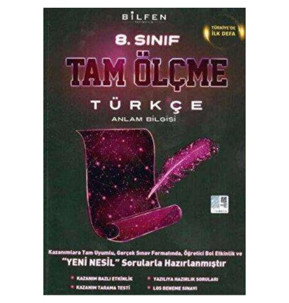 Bilfen 8.Sınıf Türkçe Tam Ölçme Yeni