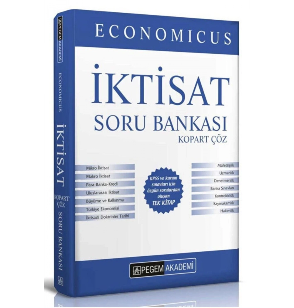 Pegem Kpss-A Iktisat Soru Bankası Kopart Çöz