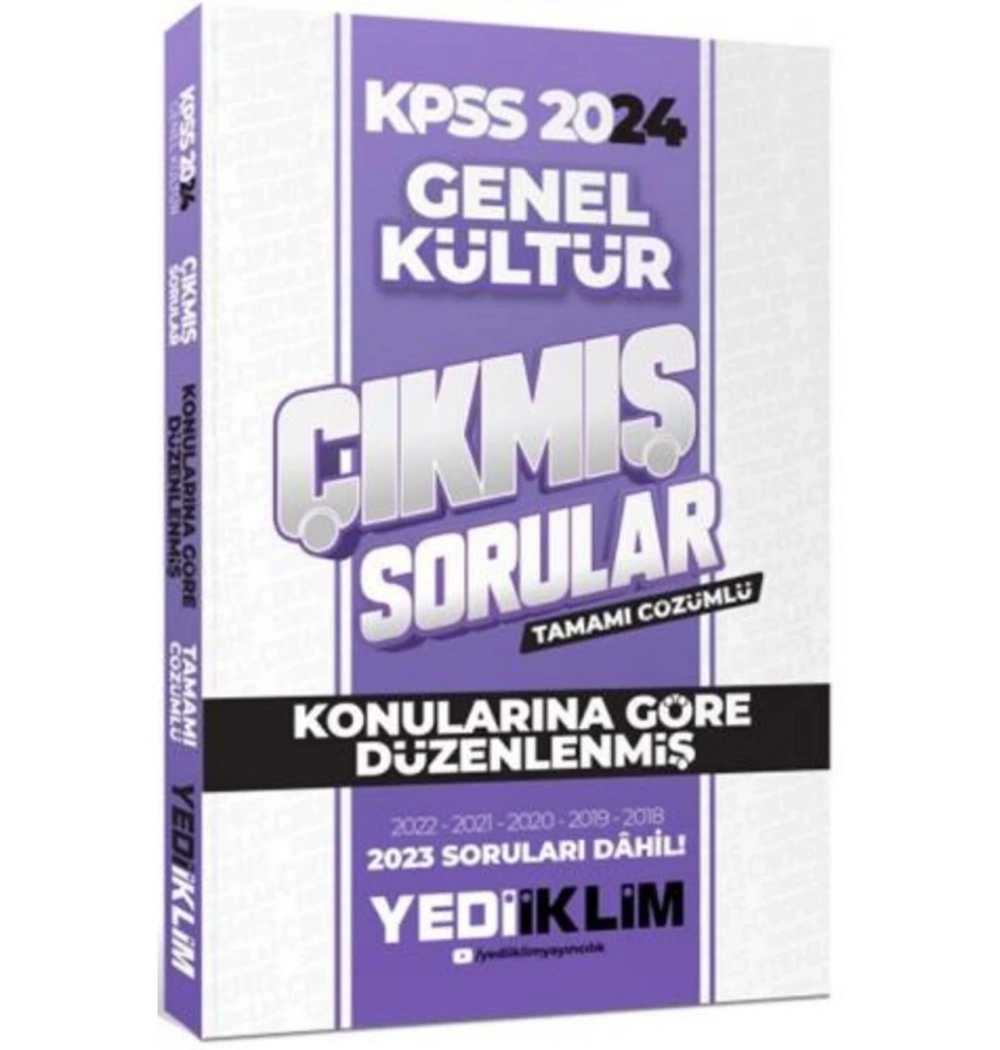 Kpss 2024 Gk 2022-2018-2023 Dahil Çıkmış Çözümlü Sorular  Yediiklim