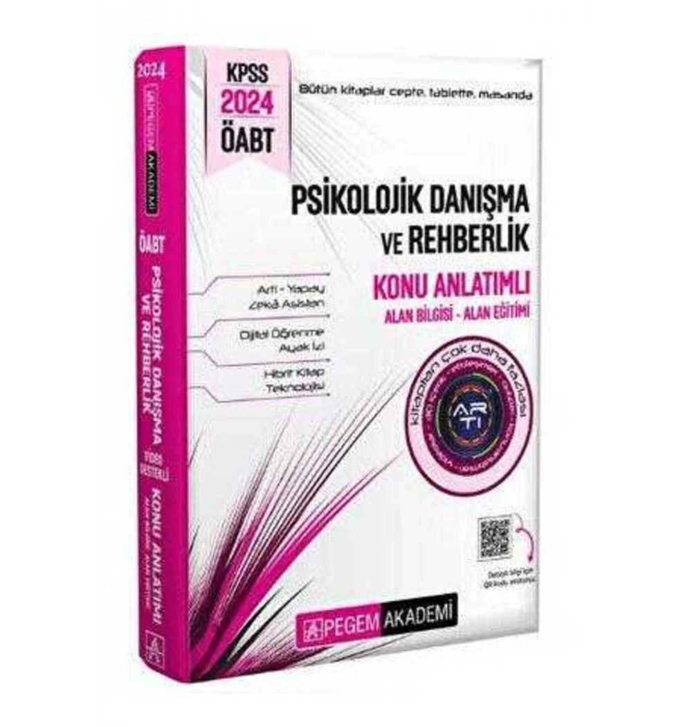 Pegem 2024 Kpss Öabt Psikolojik Danişma Rehberlik Konu Anlatimli