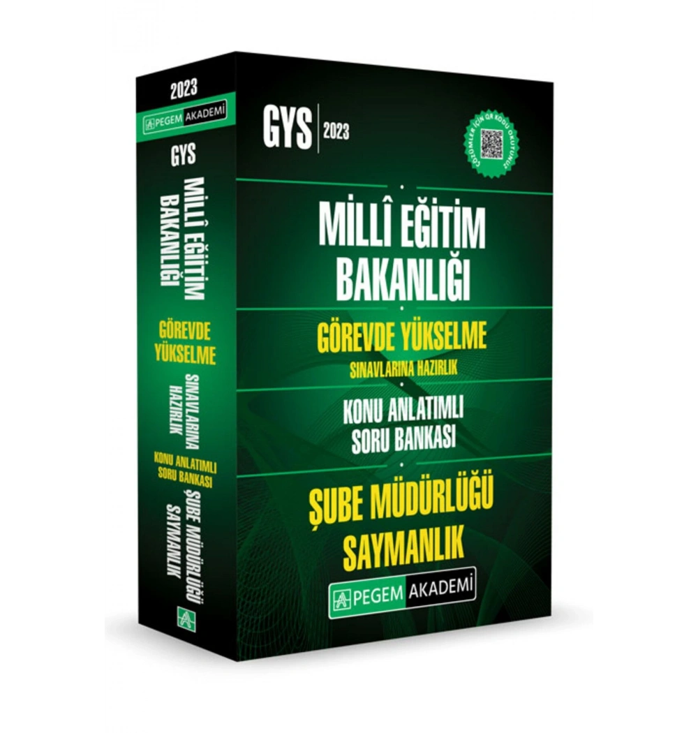 Pegem 2023 Gys Meb Şube Müdürlüğü Saymanlik Konu Anlatimli Soru Bankası