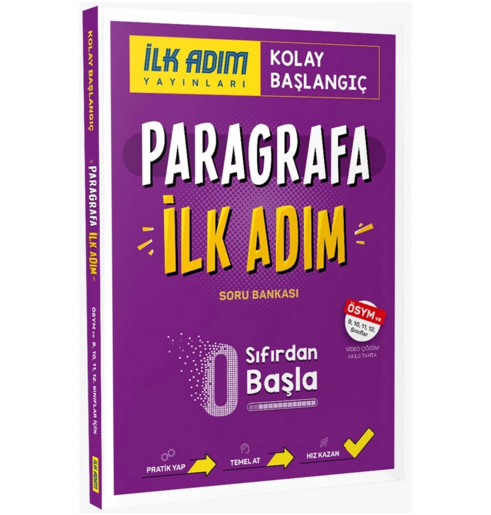 Kolay Başlangıç Paragrafa İlk Adım Soru Bankası  Kr Akademi