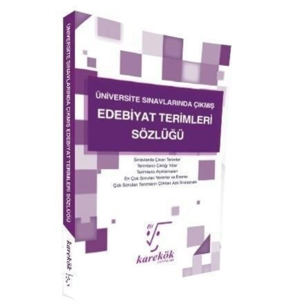 Karekök Edebiyat Terimleri Sözlüğü