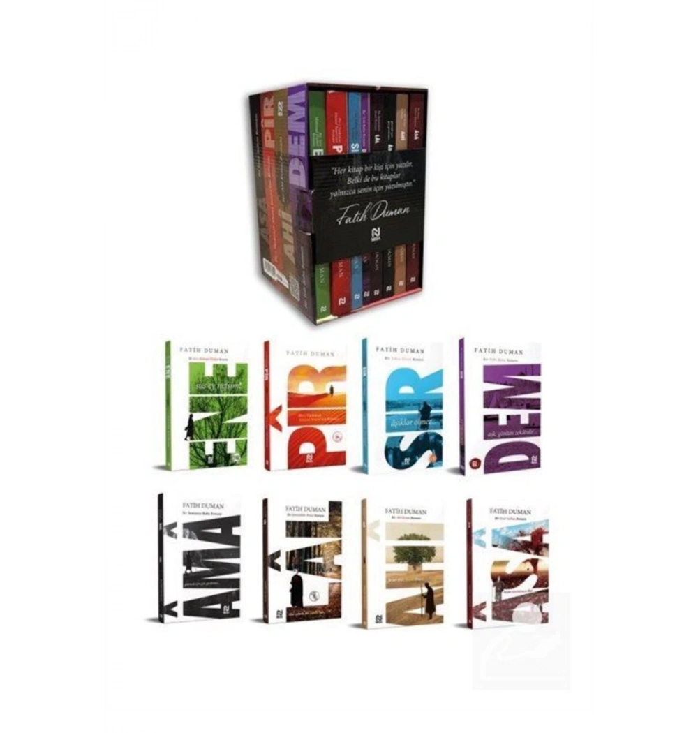 *Kampanya* Fatih Duman Romanları 8 Kitap Set Nesil Yayın