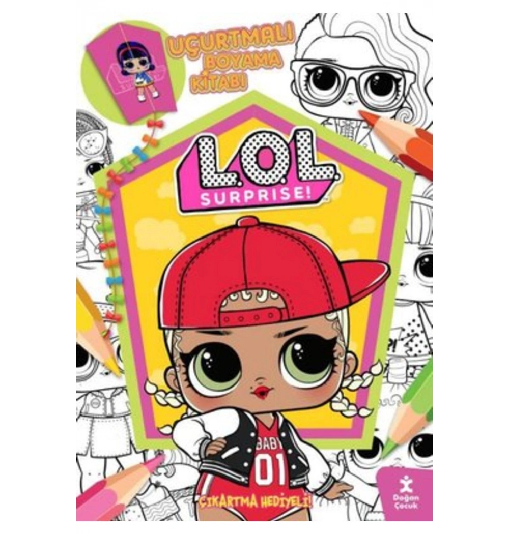 Lol Surprıse Uçurtmalı Çıkartmalı Boyama Kitabı Doğan