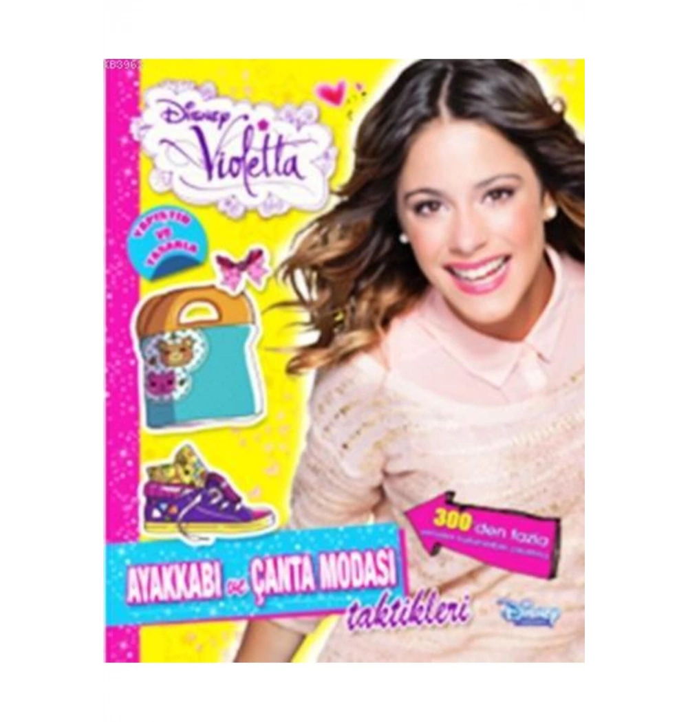 Disney Violetta Ayakkabı Ve Çanta Modası Taktikleri Çıkartmalı Doğan