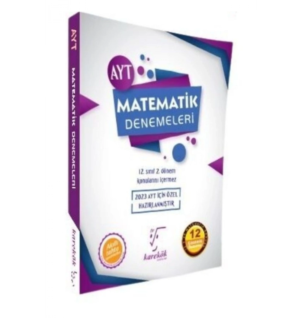 Karekök Ayt Matematik 12 Çözümlü Deneme