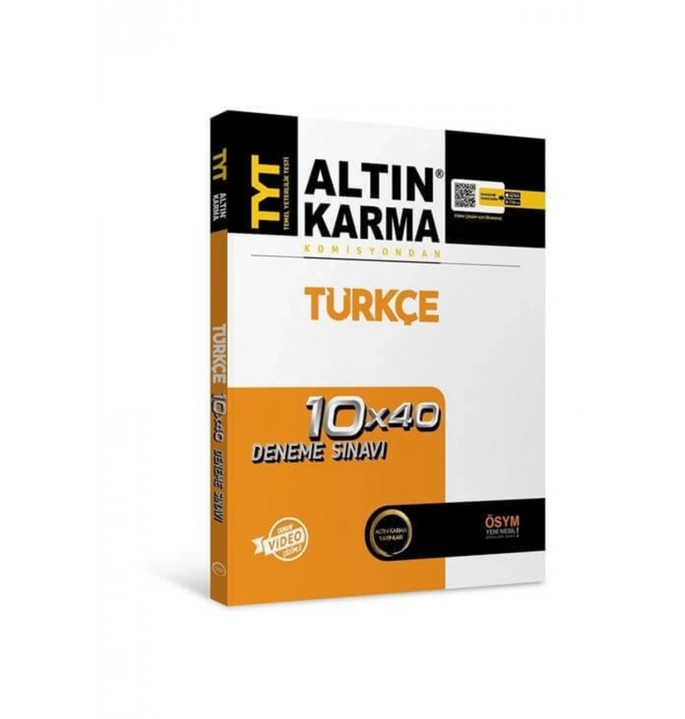 Altın Karma 2025 Tyt Türkçe 10*40 Branş Deneme