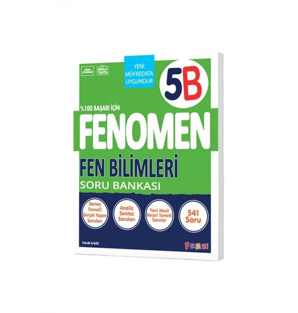 Fenomen 5.Sınıf Fen Bilimleri Soru Bankası 5B