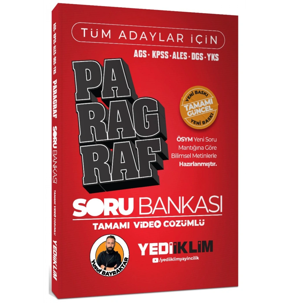 Kpss Ales Dgs Yks Paragraf Soru Bankası Yediiklim