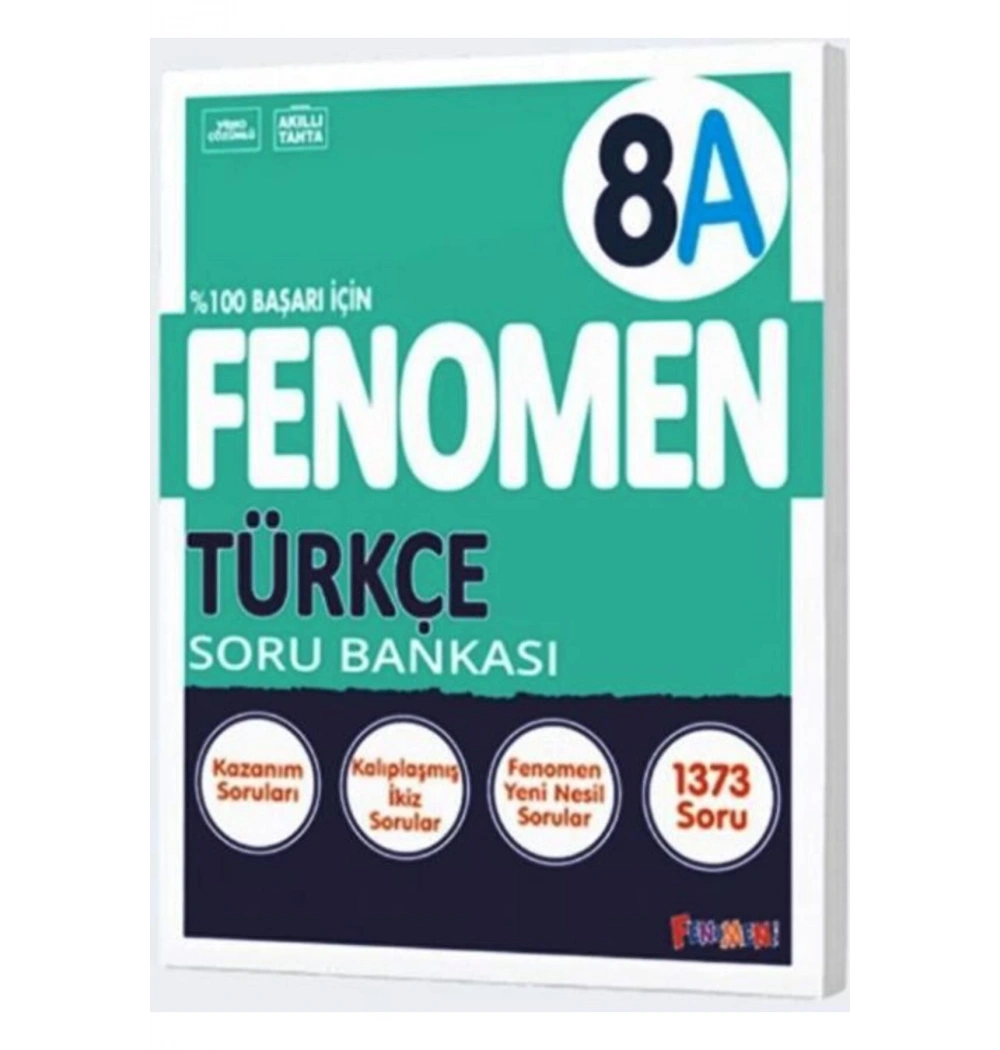 Fenomen 8.Sınıf Türkçe Soru Bankası -A