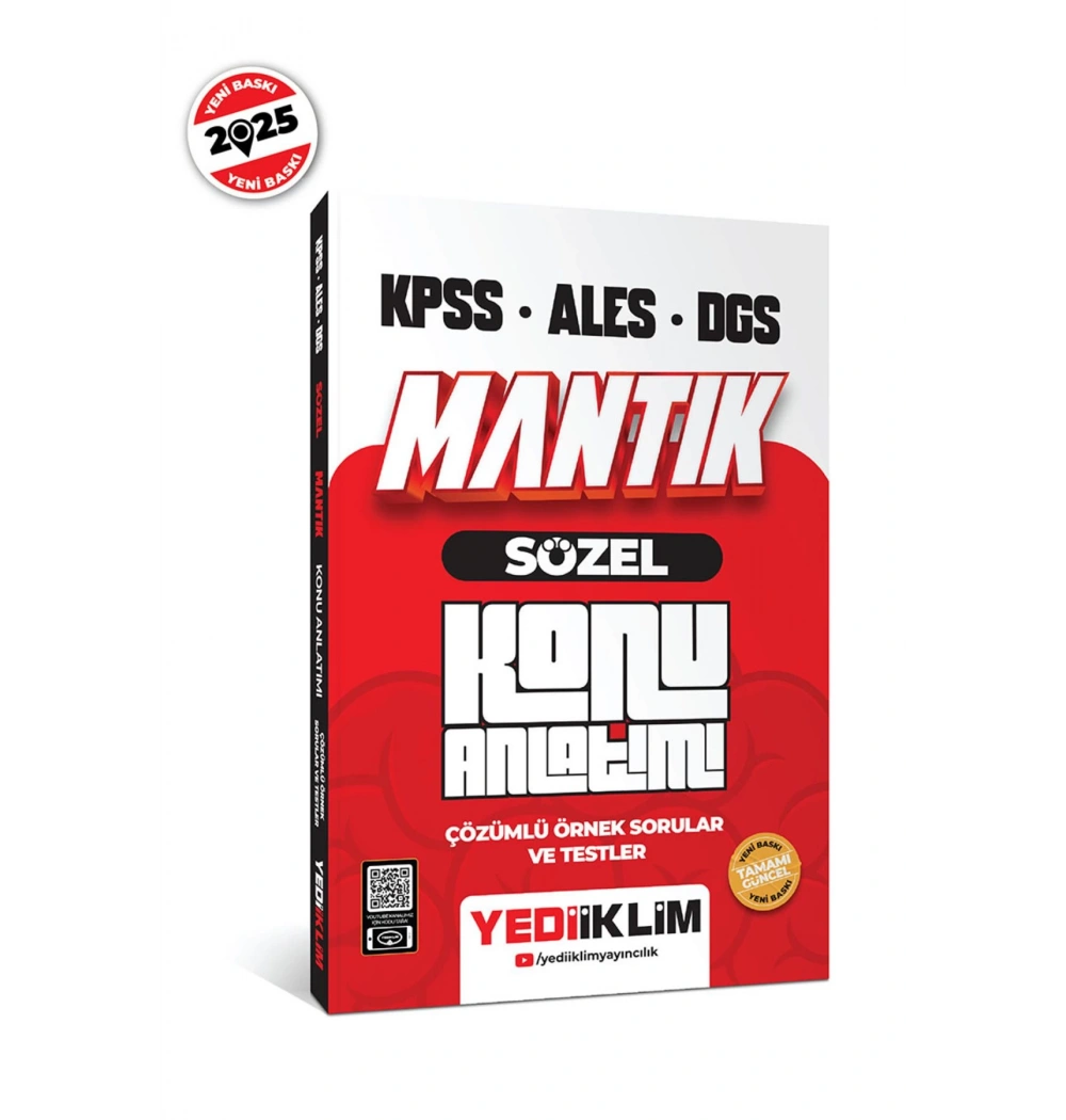 2024 Kpss Ales Dgs Sözel Mantık Konu Anlatım Yediiklim