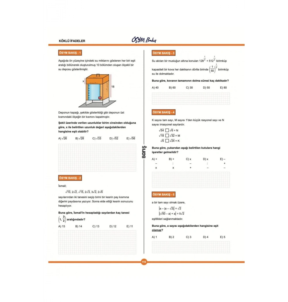 Barış Tyt Matematik Barış Video Ders Kitabı