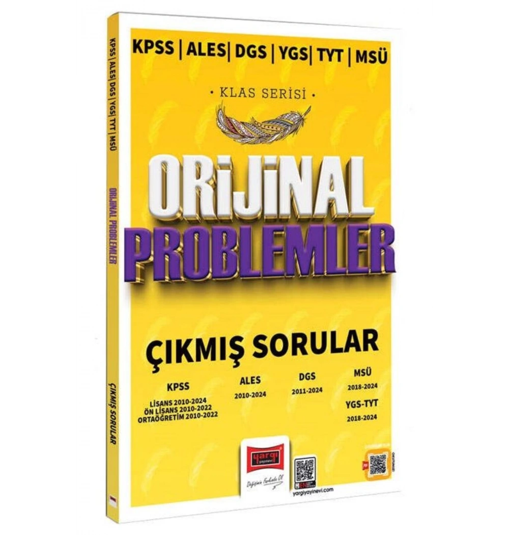 Yargı 2025 Kpss Ales Dgs Orijinal Paragraf Son 15 Yıl Çıkmış Sorular