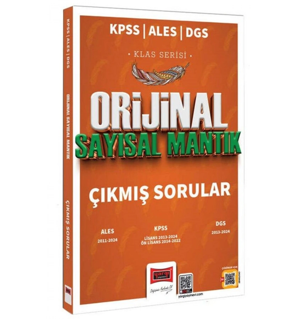 Yargı 2025 Kpss Ales Dgs Orijinal Sayısal Mantık Çıkmış Sorular Klas Serisi