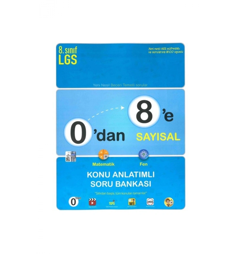 Tonguç 8.Sınıf 0 Dan 8 E Sayısal Konu Anlatımlı Soru Bankası