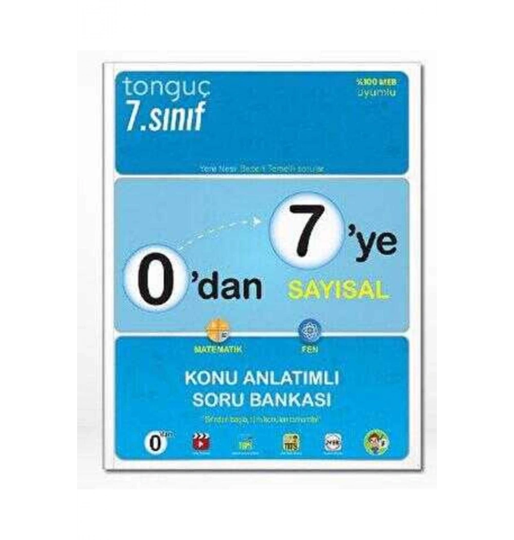 Tonguç 0 Dan 7 Ye Sayısal Konu Anlatım Soru Bankası