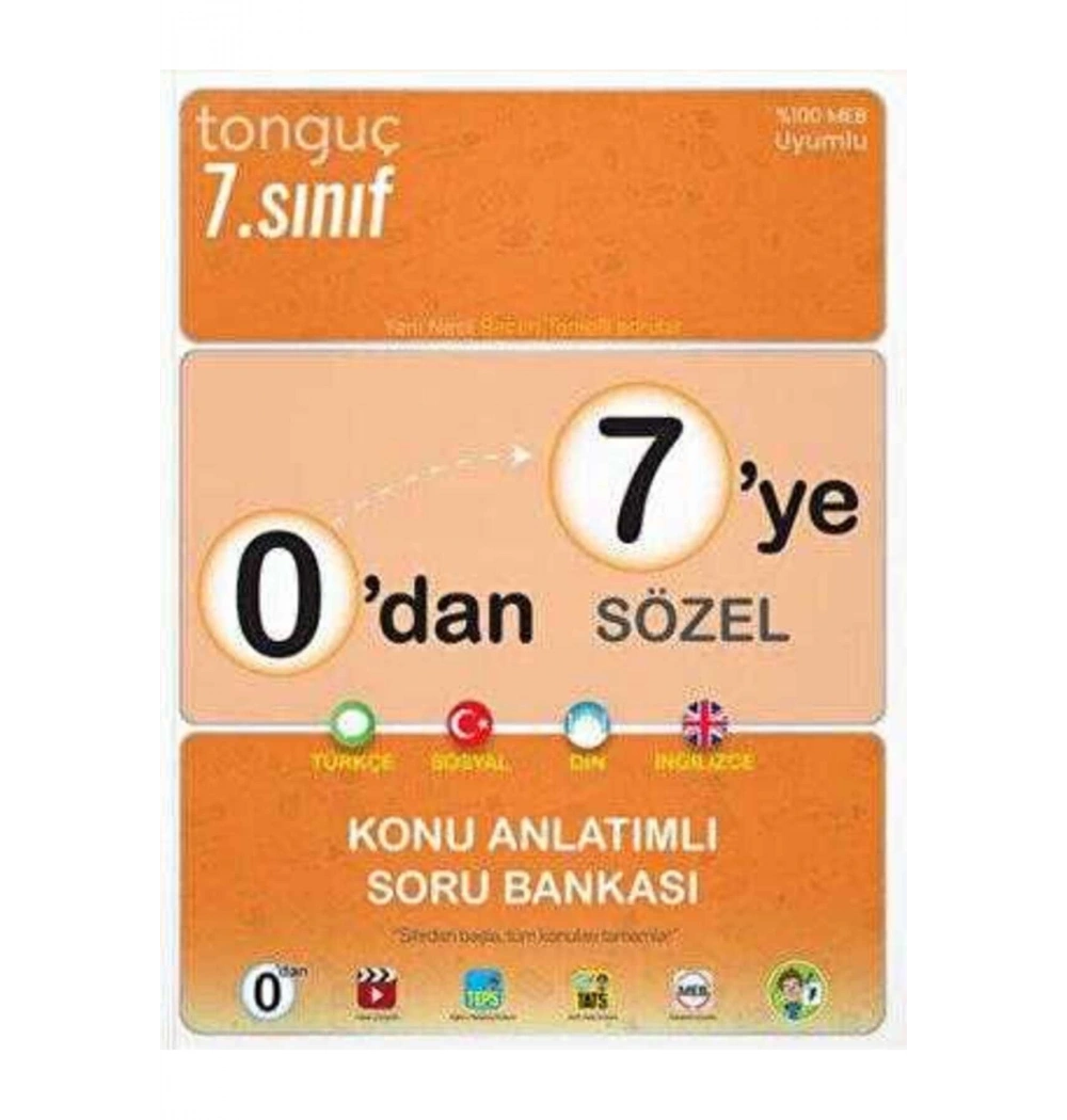 Tonguç 7.Sınıf Sözel Konu Anlatımlı Soru Bankası