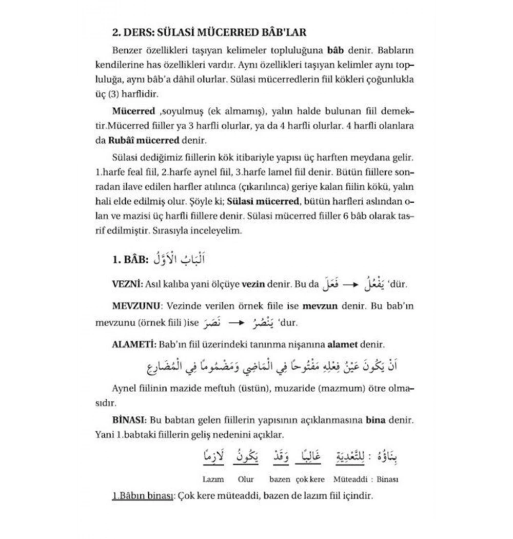 Geniş İzahlı Sarf Ve Nahiv Bina Emsile-Maksut-Avamil  Gülüstan Coşkun-Şamua Kağıt  K Kalbi