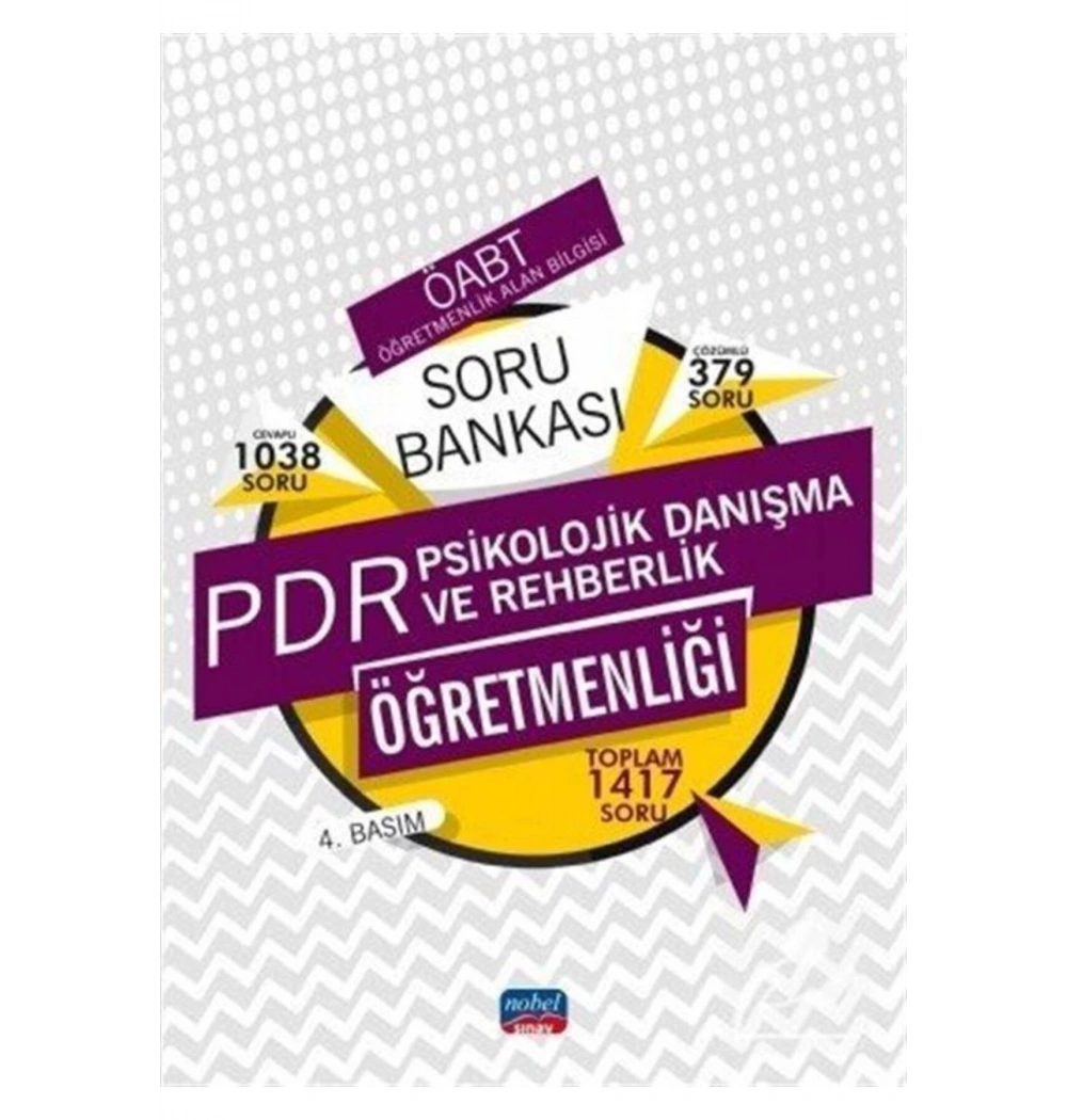 Nobel Öabt Pdr Psikolojik Danışma Rehberlik Soru Bankası 2020