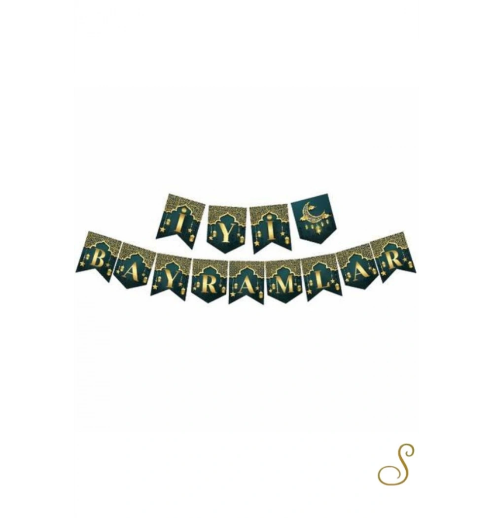 Ramazan Süsü Zikzak Banner İyi Bayramlar