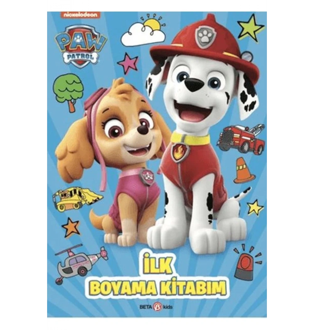 İlk Boyama Kitabım Paw Patrol  Beta Kıds
