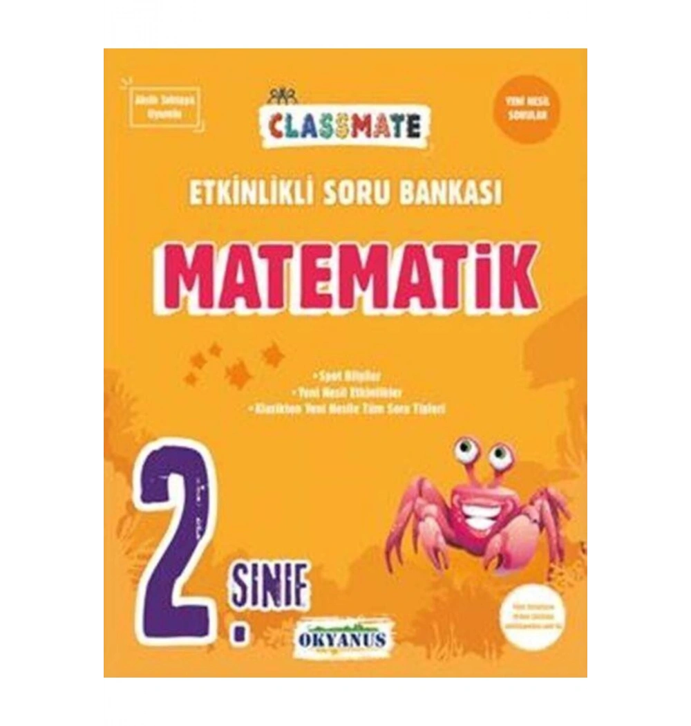 Okyanus 2.Sınıf Matematik Classmate Soru Bankası
