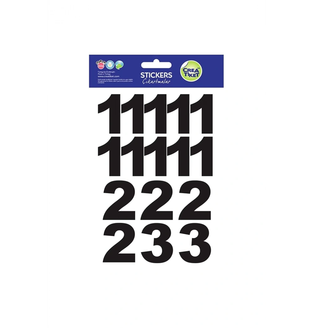 Crea 1341 Xl Rakam Etiketi