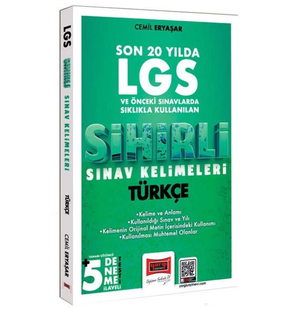 Yargı Lgs Türkçe Son 20 Yılda Kullanılan Sihirli Sınav Kelimeleri+5 Deneme