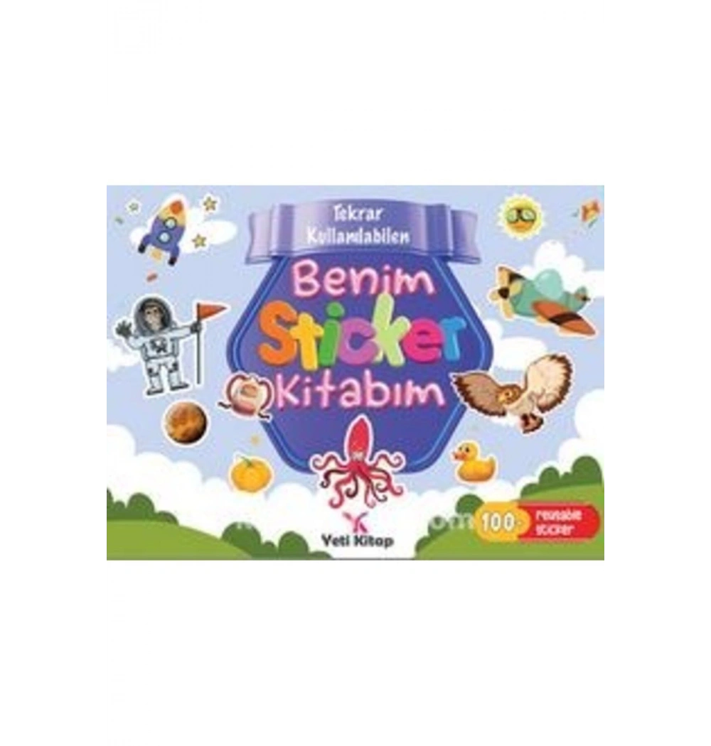 Tekrar Kullanılabilen Benim Sticker Kitabım Yetikitap