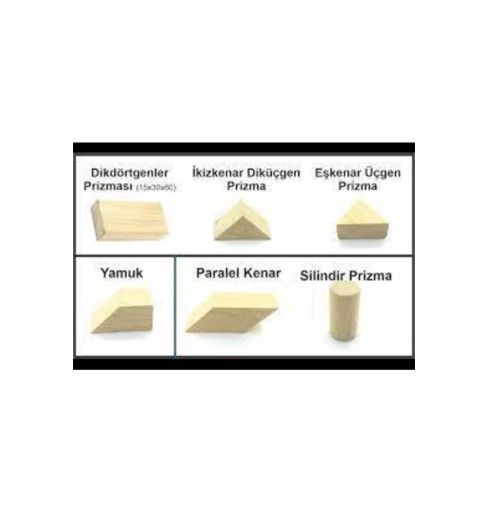 Soylu Ahşap Geometrik Cisimler